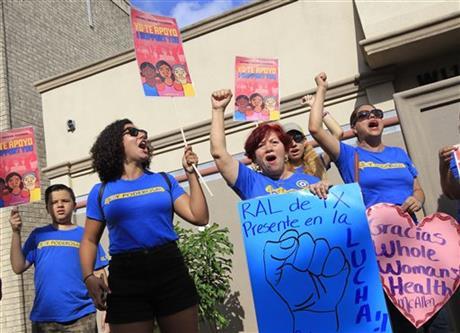The Latest: Wendy Davis calls abortion ruling gratifying end